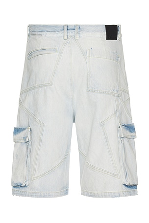 Le Père Star Drover Cargo Short in Blue