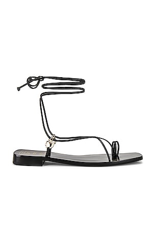 ALOHAS Element Sandal in Total Black REVOLVE