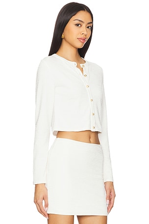 La Porte Lauren Swim Cardigan in Ivory