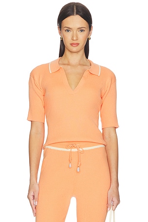 Odette Knit Polo La Porte