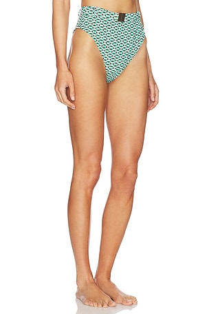 La Porte Shannon Hardware Bottom in Green,Brown