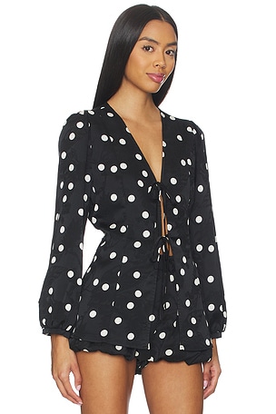 Lisa Says Gah Meera Blouse in Black. Size XXXL. Also