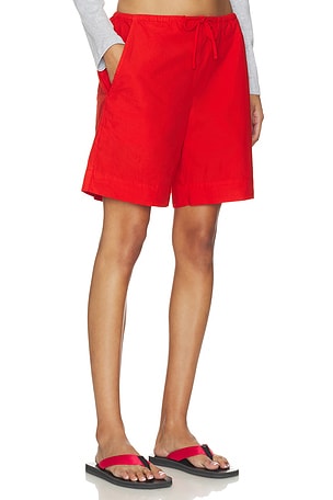 LESET Kyoto Carpenter Short in Red