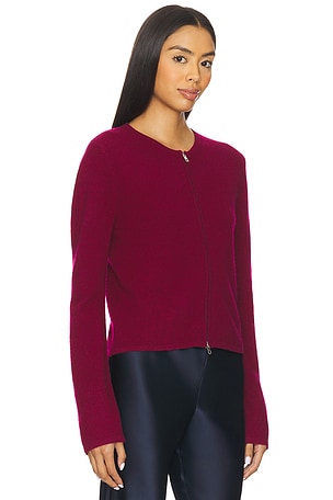 LESET Jesse Zip Cardigan in Red. Size XS. Also