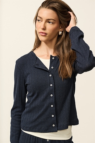Pointelle Classic Cardigan LESET