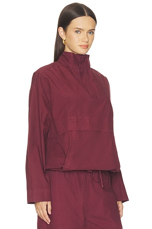 LESET Kyoto Anorak in Burgundy