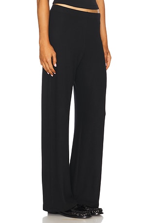 LESET Lauren Wide Leg Pant in Black