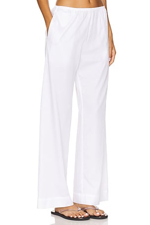 LESET Yoko Pocket Pant in White