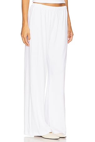 LESET Nando Lounge Pant in White