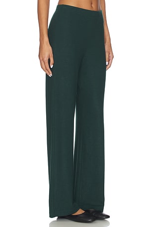LESET Lauren Wide Leg Pant in Dark Green. Size XS. Also
