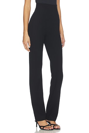 LESET Rio High Waist Straight Pant II en Noir