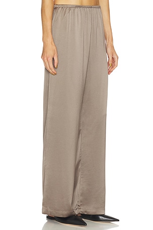 LESET Barb Wide Leg Pant in Taupe