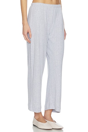 Leset pantalón cropped de pierN/A ancha en tejido poentelle poentelle crop wide leg pant en color gris