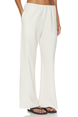 Leset pantalón ancho con bolsillos arielle en color crema