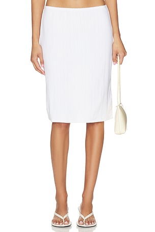 Pointelle Skirt LESET