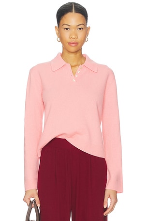 LESET Jesse Polo in Rose. Size S. Also