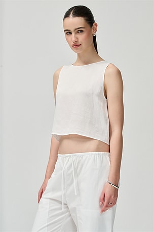 CAMISETA CORTA SIN MANGAS DE CUELLO REDONDO DANIEL LESET