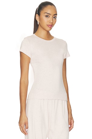 LESET Nando Slim Fit Tee in Rose