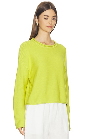 LESET Mae Crewneck in Green