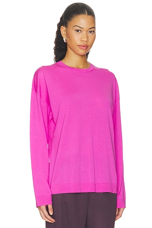 LESET James Oversized Crewneck in Pink