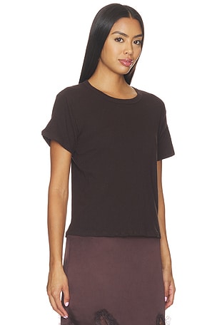 LESET Laura Margo Tee in Chocolate