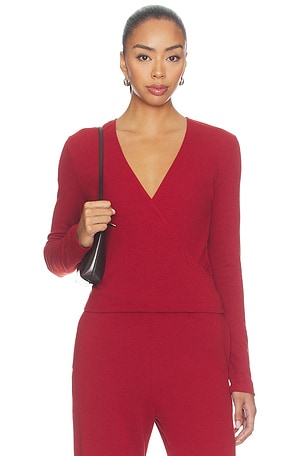 Lauren Crop Wrap Top LESET