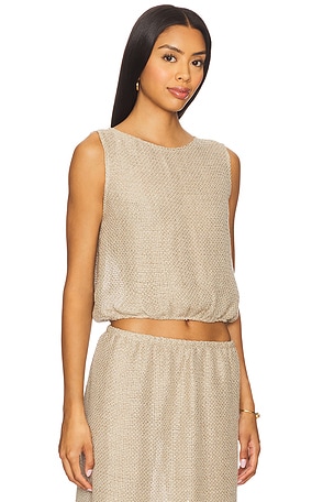 LESET Stella Bateau Blouson in Beige