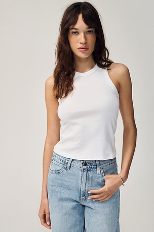 Nando High Neck Tank Top