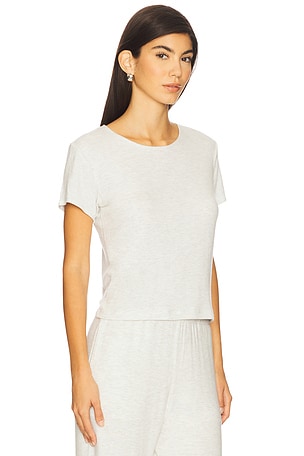 LESET Lauren Margo Tee in Light Grey