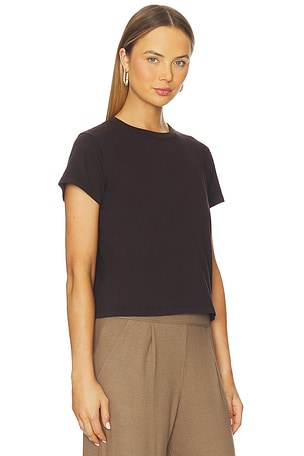 LESET The Margo Tee in Chocolate