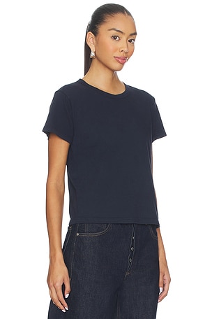 LESET The Margo Tee in Navy