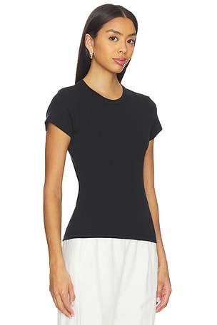 LESET Nando Slim Fit Tee in Black