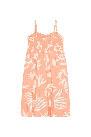 LSPACE Little L Kids Menorica Dress in Peach