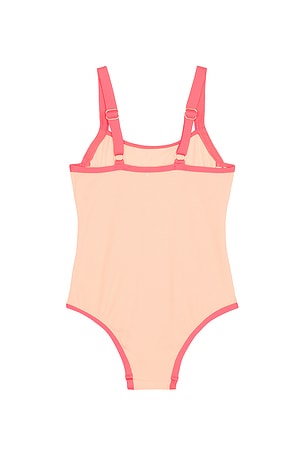 LSPACE Little L Kids Beach Skipper One Piece in Peach