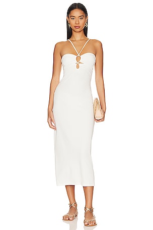 Natalie Rolt Willow Dress in White