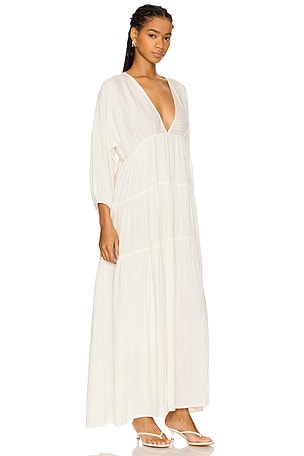 LSPACE Eco Eterna Cover Up Dress in Cream