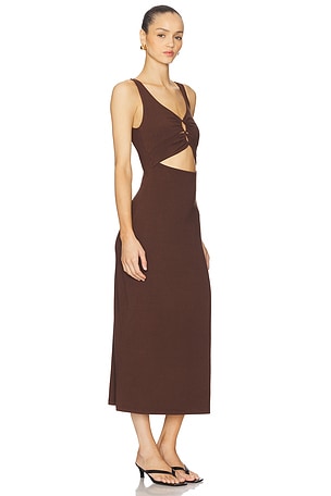 LSPACE Camille Dress in Chocolate. Size XS. Also
