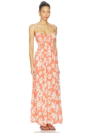LSPACE Tala Maxi Dress in Coral. Size XS. Also