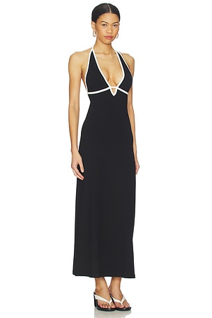 LSPACE Shea Maxi Dress in Black. Size S. Also