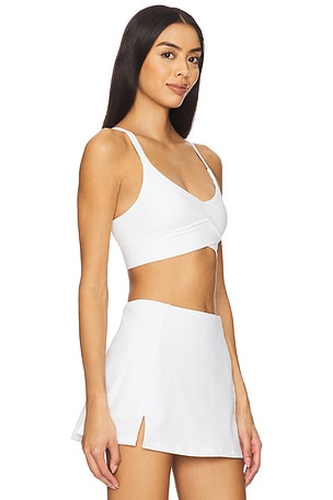 LSPACE Unmatched Sports Bra in White