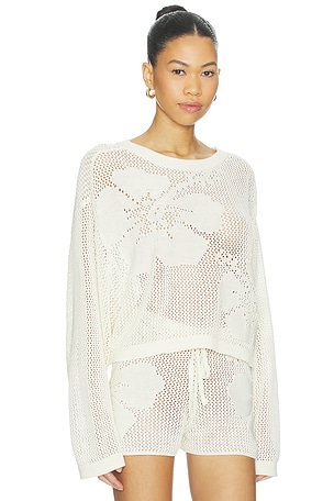 LSPACE Island Time Sweater in Cream