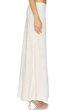 LSPACE Stop And Stare Skirt in Cream