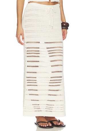 LSPACE Tula Skirt in Cream