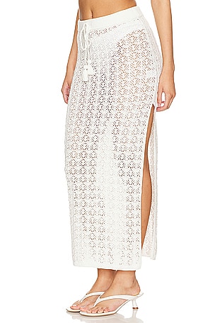 LSPACE Sweet Talk Skirt in White