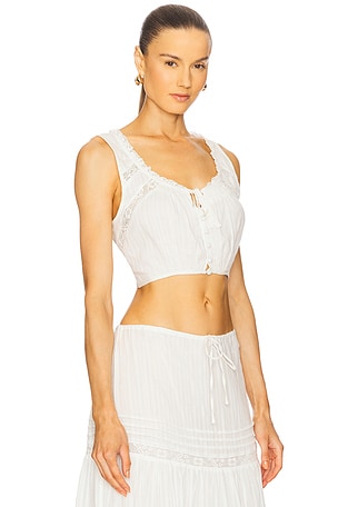 LSPACE Reia Top in White. Size XS. Also