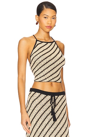 LSPACE La Bianca Top in Beige