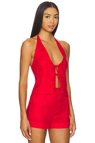 LSPACE April Top in Red