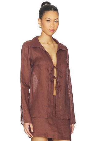 LSPACE Venice Shirt in Brown