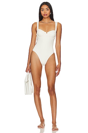 zero waste daniel high neck one piece swimsuit - call to action