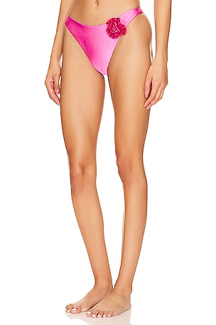 LSPACE Leilani Satin Shine Bitsy Bottom in Pink